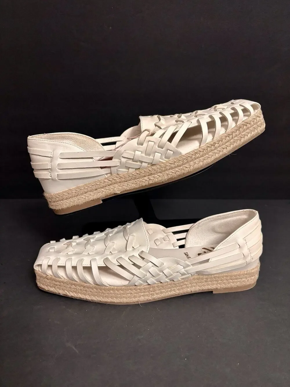 NWT Sam & Libby Women’s Asha Espadrille White 9
